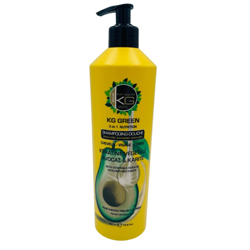 KERAGOLD GREEN SHAMPOO NUTRITION 500ML