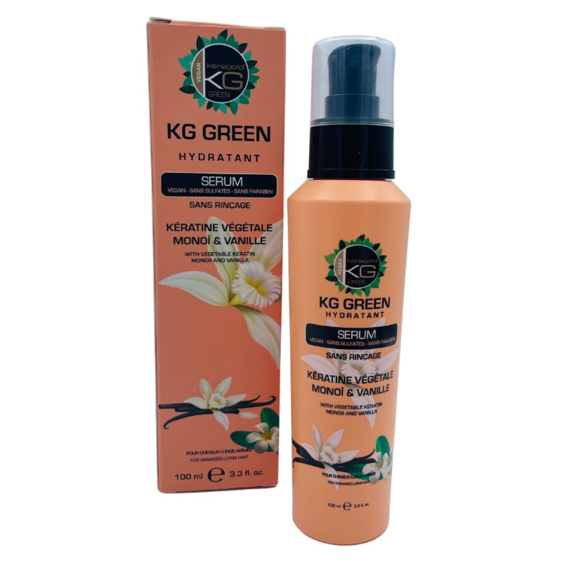 KERAGOLD GREEN SERUM HYDRATANT MONOI ET VANILLE 100ML