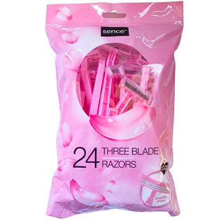 SENCE THREE BLADE RAZORS 24PCS