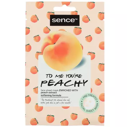 SENCE 12 MASK TISSUE 20ML PEACHY