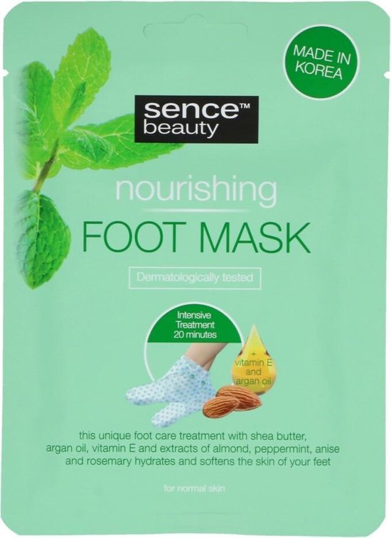 SENCE COFFRET DE 24PCS FOOT MASK 18GR SOCKS NOURSHING