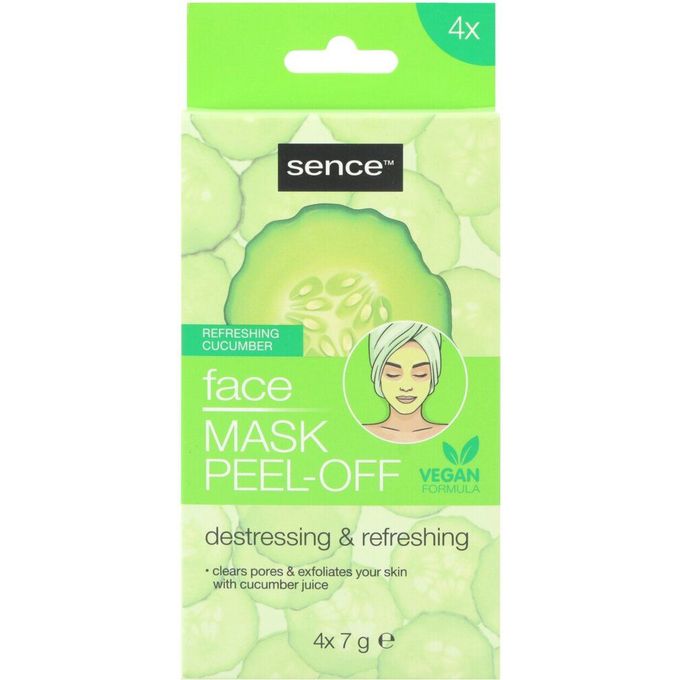 SENCE 24 MASK TISSUE PEEL OFF CUCUMBER 4*7 GR