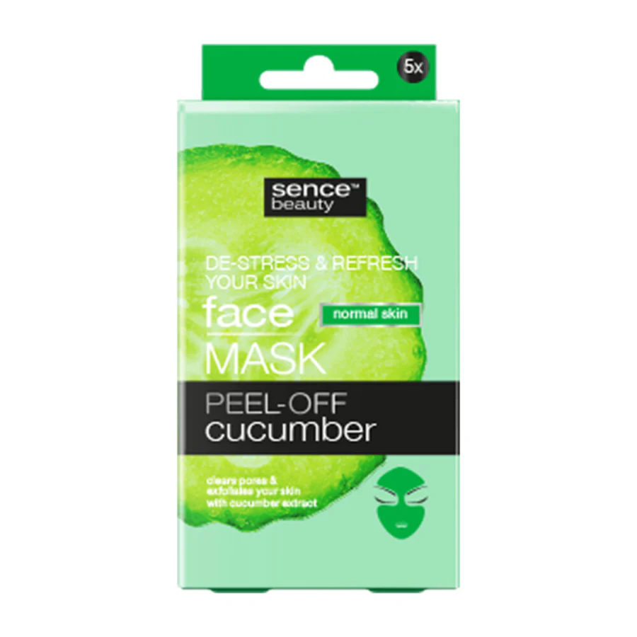 SENCE FACIAL MASK PEEL OFF VEGAN CUCUMBER 5\/8GR