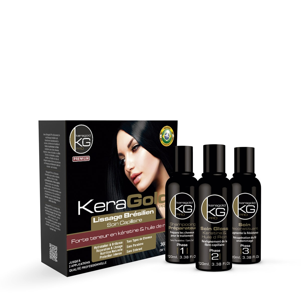 KERAGOLD KIT KERATINE 3*500ML